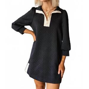 NEW MARY SQUARE britney dress in black